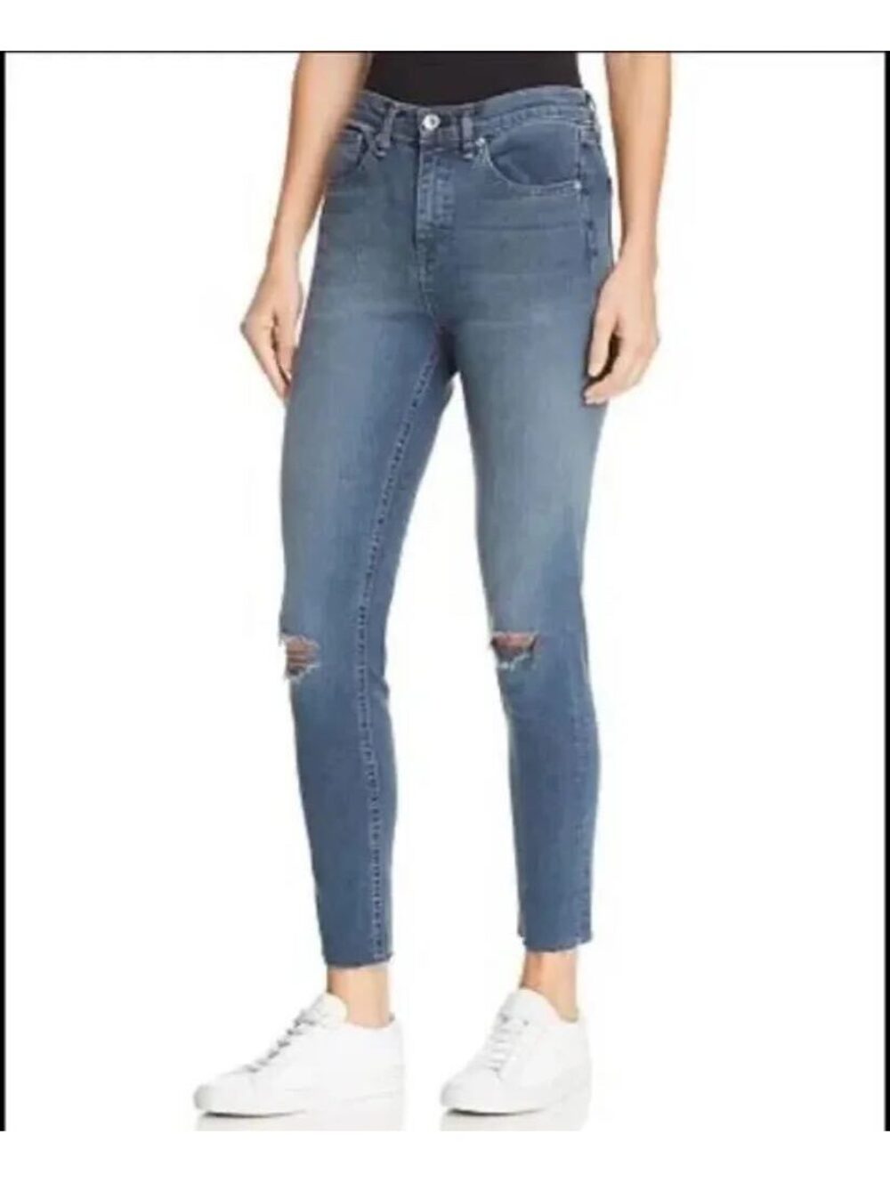 RAG & BONE Alec High Rise Skinny Ankle Jeans